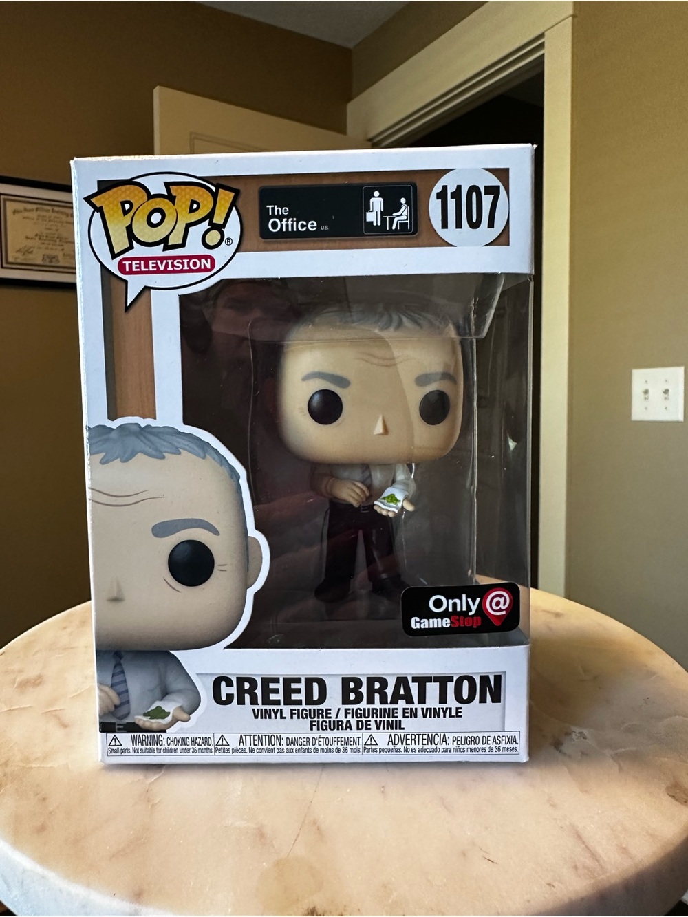 Funko Pop! Television Creed Bratton Vinyl Figure - White, Brown, Black
